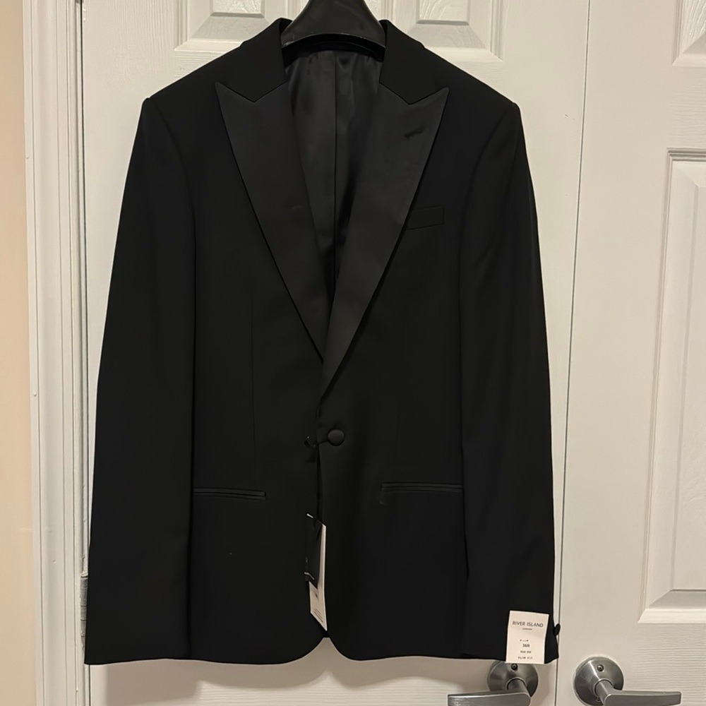 River Island Tuxedo Suit Jacket (New with Tags, 36 regular) from ASOS